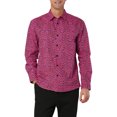 thumbnail image 1 of INSPIRE CHIC Chemise en Coton à Manches Longues Boutonnée à Imprimé Léopard Vintage pour Homme, 1 of 6