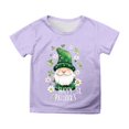 thumbnail image 2 of WEAIXIMIUNG T-Shirt Imprimé à Manches Courtes pour Enfants de la Saint-Patrick, Chemise Décontractée 150, 2 of 4