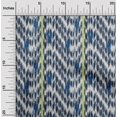 thumbnail image 1 of oneOone Silk Tabby Fabric Stripe & Chevron Ikat Printed Craft Fabric BTY 42 Inch Wide, 1 of 4