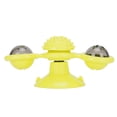 thumbnail image 2 of Rotating Cat Toy, Windmill Cat Toy Attractive Cat Spin Toy Ideal Designed Removable   For Teasing Cat For Cats Yellow, 2 of 8