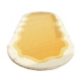 thumbnail image 1 of VogueV Faux Sheepskin Rug - Soft Cream Bedroom Carpet for Floor Decor Yellow, 1 of 4