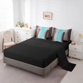 thumbnail image 3 of YST Ombre Bedding Comforter Set, Geometric Abstract Modern Wave Dots, 7-Piece Queen Bedding Set, 3 of 4