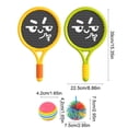 thumbnail image 3 of YANGHONGY Children's Entry Tennis Toys Silent Outdoor Training Sports Rackets Indoor Sports Parent-child Interaction Badminton Rackets, 3 of 6