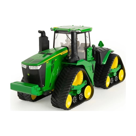 ERTL John Deere 9RX 590 Tracteur à Chenilles Jouet - Échelle 1:32 - Construction en Plastique et Moulée sous Pression - avec Direction Articulée et Graphiques John Deere - Ki