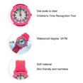 thumbnail image 3 of Herwey Children Watch,Waterproof Watch,Kid Waterproof Cartoon Watch Letter Pattern Children Wrist Watch Time Recognition Tool, 3 of 8