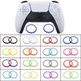 thumbnail image 2 of 1pair=2 Pcs Accessoires de Remplacement en Plastique Anneaux d'Accentuation pour Sony pour Dualsense 5 PS5 Contrôleur N2, 2 of 6