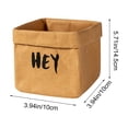 thumbnail image 3 of Ohufall Washable Thickened Kraft Paper Bag Waterproof Storage for Kitchen Refrigerator Green Plants Pot Home Decor, 3 of 6