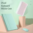 thumbnail image 4 of DEBGFS For iPad Mini 6 Keyboard Case Detachable Keyboard Slim Folio Smart Cover for iPad Mini 6th Generation with Build in Pencil Holder,lightgreen, 4 of 5
