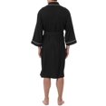 thumbnail image 3 of Fruit of the Loom Beyondsoft Waffle Robe - Black, 3 of 8