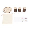 thumbnail image 2 of Wooden Life Cycle Toy, Safe Early Educational Life Growth Cycle Board Puzzle Enhancing Imagination Plant Pattern  For Pairing Games, 2 of 8