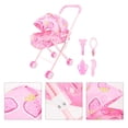 thumbnail image 3 of CUITING Dolls Stroller Model Baby Stroller Toy Simulation Stroller Toy Toddler Pretend Play Toy, 3 of 4