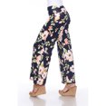 thumbnail image 2 of White Mark Women's Floral Palazzo Pants, 2 of 4