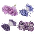 thumbnail image 5 of facefd Plastic Flower Heads Handmade DIY artificial Simulation Bouquet Stamen for Wedding Gift Decoration 6Pcs Type 6, 5 of 5