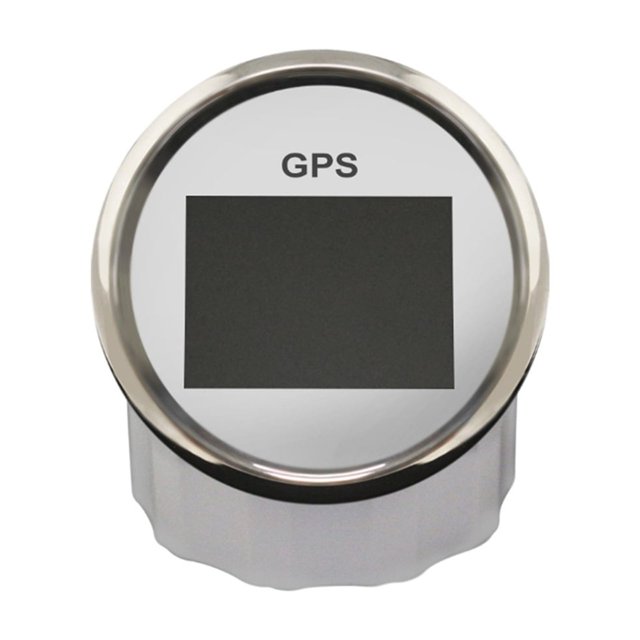 52mm Universal Digital GPS Speedometer Tripmeter Adjustable Odometer Mileage For Boat Yacht Motorcycle Car 12V 24V ,Universal Compatibility