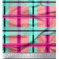 thumbnail image 1 of Soimoi Cotton Duck Fabric Check Check Print Fabric by the Yard 56 Inch Wide, 1 of 4