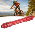 thumbnail image 4 of Thru Axle Hub, Aluminum Alloy Compact Easy Installation And Removal Lightweight Front Wheel Hub Adapter  for Home Black,Red, 4 of 7
