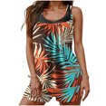 thumbnail image 2 of UPPADA Two Piece Tankini Swimsuits for Women High Waisted 2 Piece Bathing Suits Floral Print Tankini Set Tummy Control Modest Swimwear for Holiday Modest Swimsuits for Women Plus Size Multicolor,L, 2 of 6