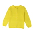 thumbnail image 1 of WEAIXIMIUNG Chandail Court à Fermeture Éclair Bébé Enfants Filles Cardigan Manches Longues Enfant Chandail Boutonné Fille Col Rond Cardigans Chandail, 1 of 2
