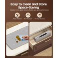 thumbnail image 4 of Qimh Food Warming Mat, Electric Warming Tray for Parties Buffet, Full Silicone Surface with 4 Temperature Setting & 10s Rapid Heating, Portable Food Heater for Count, 4 of 7