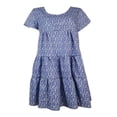 thumbnail image 2 of Robe d'Été pour Femmes Grande Taille à Fleurs à Manches Courtes Mini Ample Évasée, 2 of 3