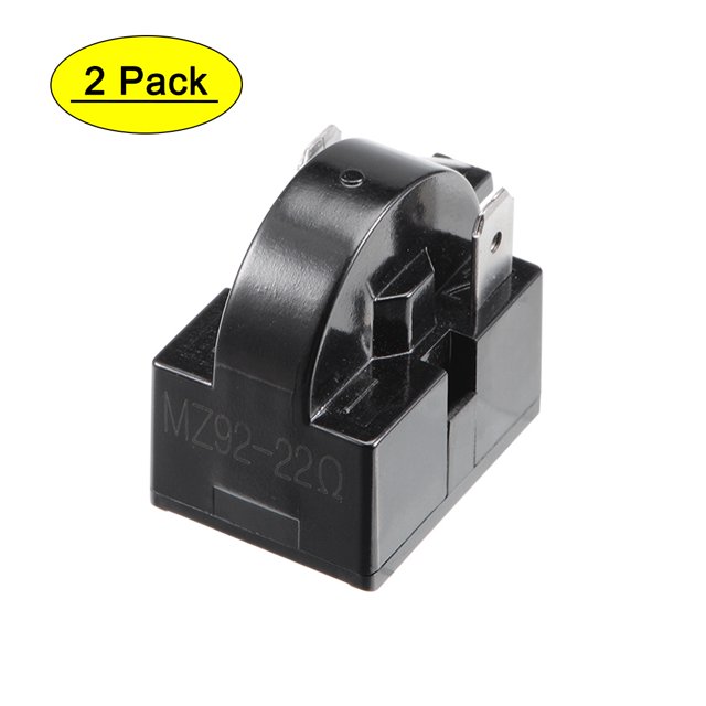 Unique Bargains 2 Pcs 22 Ohms 2 Broches Relais de Démarrage pour Réfrigérateur Pièce de Rechange