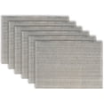 thumbnail image 1 of Fabstyles Set de table en coton classique décontracté Lot de 6 sets de table épais lavables en machine, 1 of 6