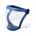 thumbnail image 1 of DYNWAVECA Visage Complet Anti-Buée pour Meulage Construction Découpe Bleu et Clair, 1 of 9