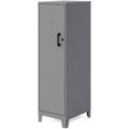 thumbnail image 1 of Solutions pour l'Espace Armoire de Rangement en Métal à 4 Tablettes de 53,38 Po H Arctique Argent, 1 of 11