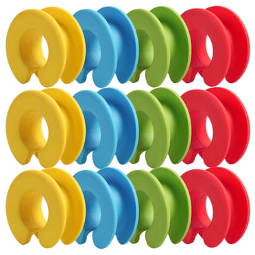 Shisuyan Bague de Fixation Antidérapante en Silicone 12 Pcs 1.97X1.97X0.87 Po
