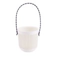 thumbnail image 4 of Transemion ABS Decorate With Lightweight Planter With Removable Strape And Wall-Mount Option Inner Layer Hollowed Out For Better White 8.7*9.5*20.5cm 5Set, 4 of 6