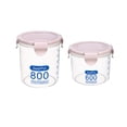 thumbnail image 3 of XZNGL Airtight Glass Food Storage Containers Food Storage Containers Airtight Cans Plastic Storage Boxes Stackable Food Storage Boxes Kitchen Refrigerator Storage Tanks, 3 of 3
