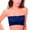 Marine, variante sur FYEGRE Haut de Soutien-Gorge Léger Sans Bretelles pour Femme avec Coussinets Amovibles Doux Extensible Double Bandeau Soutien pour Grande Taille Confort Gris Foncé TG