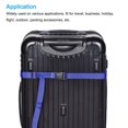 thumbnail image 5 of Unique Bargains 2m Adjustable with Quick Release Buckle Luggage Straps, Blue 2 Pack, 5 of 5