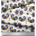 thumbnail image 2 of Soimoi Rayon Fabric Dot,Floral & Paisley Fabric Prints by Yard 42 Inch Wide, 2 of 3