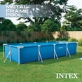 thumbnail image 3 of Intex 14ft x 33in Rectangular Above Ground Backyard Swimming Pool with Filter, 3 of 10