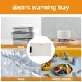 thumbnail image 3 of Warming Mat for Food, Food Warming Mat, Roll Up Food Warmer Electric Warming Tray Foldable Heater Food Pad with 3 Temperature Levels for Parties Gatherings Everyday Use, 3 of 7