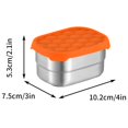 thumbnail image 2 of Aqestyerly Contenants à Collation en Acier Inoxydable avec Couvercle Étanche Boîte de Rangement Bento Réutilisable pour Aliments Boîte à Lunch Portable pour Enfants et Adultes HWRETIE, 2 of 2
