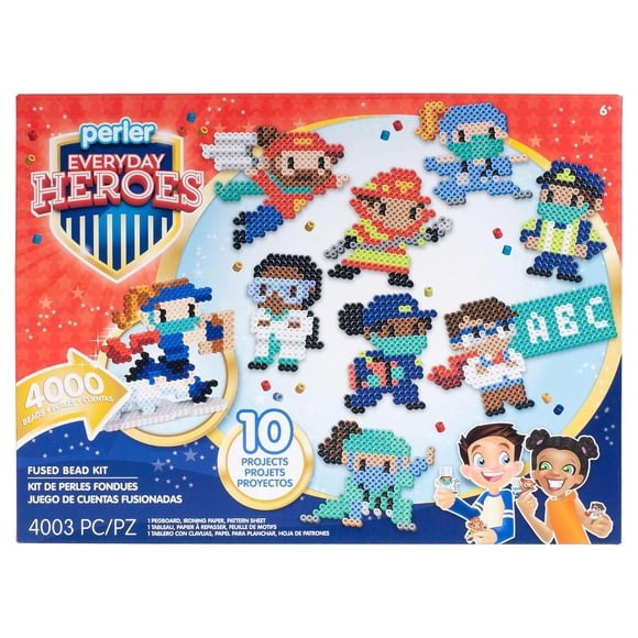 Perler Everyday Heroes Fused Bead Kit