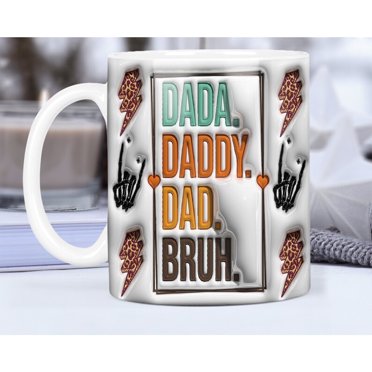 LSLJS Tasse Gonflée Meilleure du Monde 11oz Design Sublimation Warp, The Man The Mug, Tasses