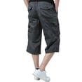 thumbnail image 4 of cllios Mens Cargo Pants Relaxed Fit Multi Pockets Pants Work Work Pants Loose Camping Cargo Pants, 4 of 5