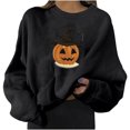 thumbnail image 1 of EQWLJWE Sweat à Capuche pour Femmes, Halloween Mode Femmes Casual Manches Longues Imprimé Sweatshirts Tops, Offres, Rabais, 1 of 9