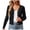 Black, variant on Aocisk Cropped Cardigan for Women Long Sleeve Lightweight Button Down Sweaters V Neck for Stylish and Comfortable Fit White L
