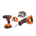 thumbnail image 3 of BLACK+DECKER 20V MAX* 4 Tool Combo Kit: Drill/Driver, Circular Saw, Reciprocating Saw and Work Light, 3 of 8