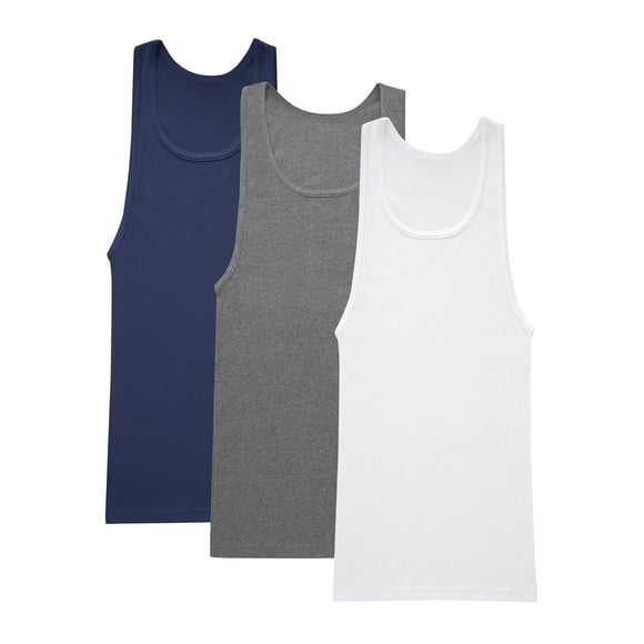 Refurbished Chaps Men's Assorted Tank Shirt, 3-Pack M
