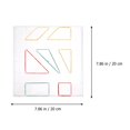 thumbnail image 3 of MesaSe Translucent Geoboards with Rubber Bands (3 Sets) - Math Manipulative Toys, 3 of 7