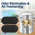 thumbnail image 4 of 10Pcs Charcoal Filter for Compost Bucket 6.7 Inch Kitchen Activated Carbon Compost Bin Filter Replace for Countertop Bin, 4 of 6