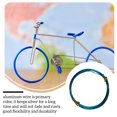 thumbnail image 5 of Craft Wires DIY Handicrafts Braided Thread Good Flexibility Durable Shiny Jewelry Lines Exquisite Design for Sculpturing Turkish Blue, 5 of 5