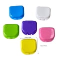 thumbnail image 2 of Petite Dentier avec Trous Reteneur Reteneur Rangement pour Dentier Plateau Molaire, 2 of 8