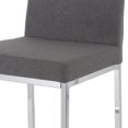 thumbnail image 2 of Tabourets Huntington de CorLiving en tissu gris avec base chromée, 2 of 7