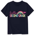 thumbnail image 3 of T-shirts Graphiques Tendance pour Filles Manches Courtes Décontractées pour Usage Quotidien et Activités Extérieures, 3 of 3